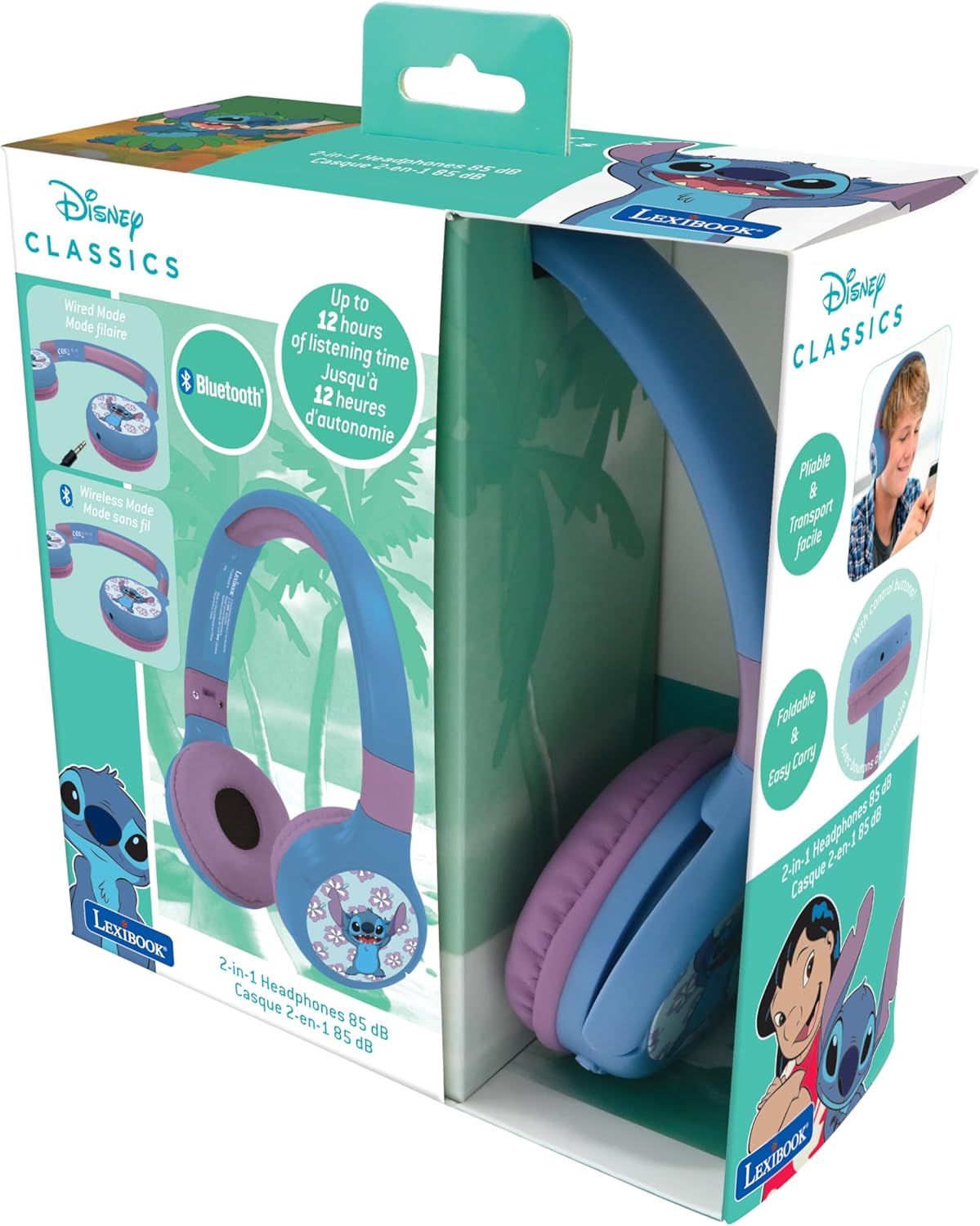 2-in-1-Bluetooth/Kabel-Stitch, Disney Stitch