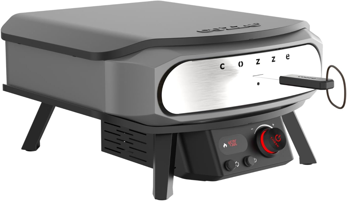 Elektrischer Pizzaofen mit Drehstein, 17" Electric