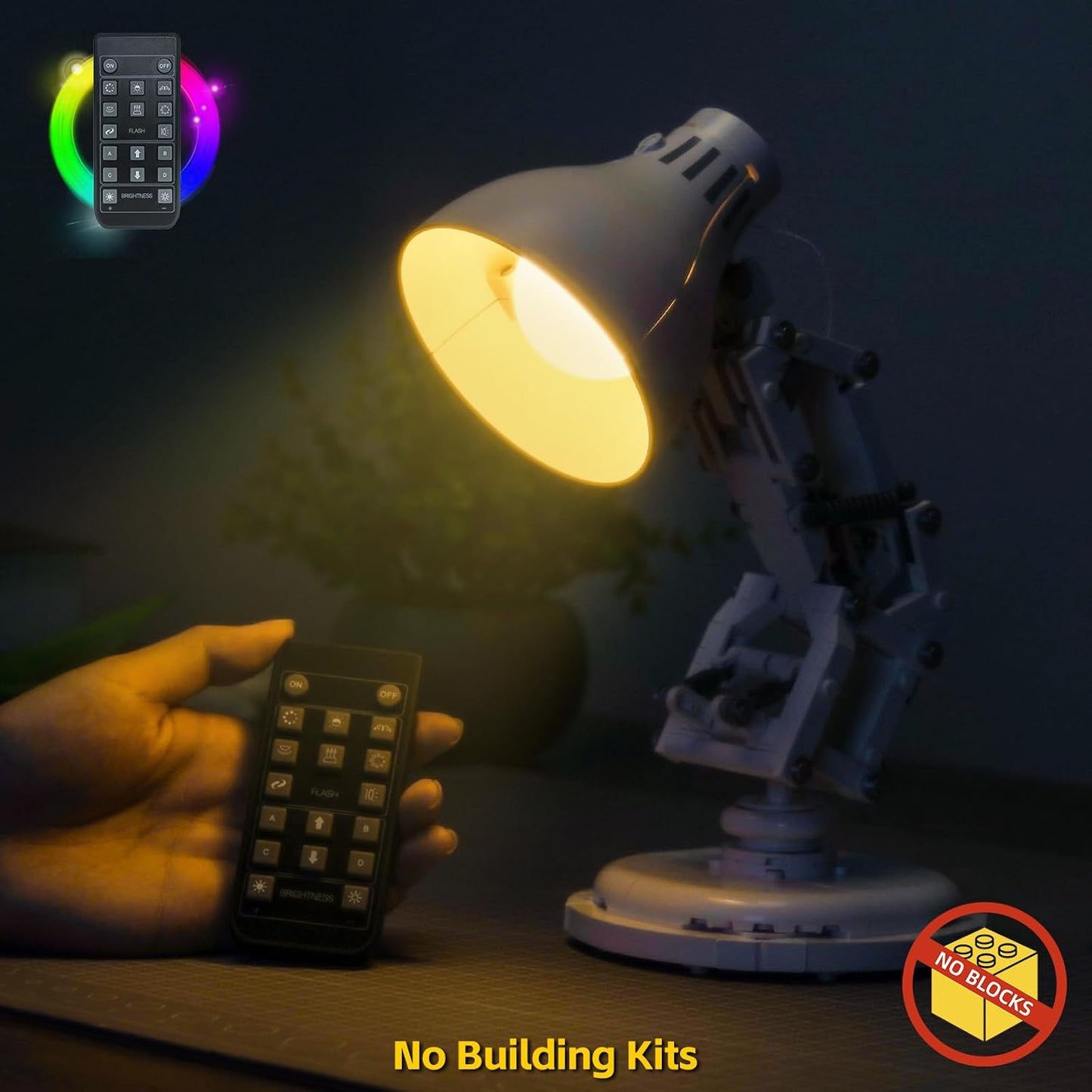 LED Licht Set für LEGO Disney Pixar Luxo Jr. (21357) inkl. Fernbedienung, 76445 Herbology Class Fernbedienung