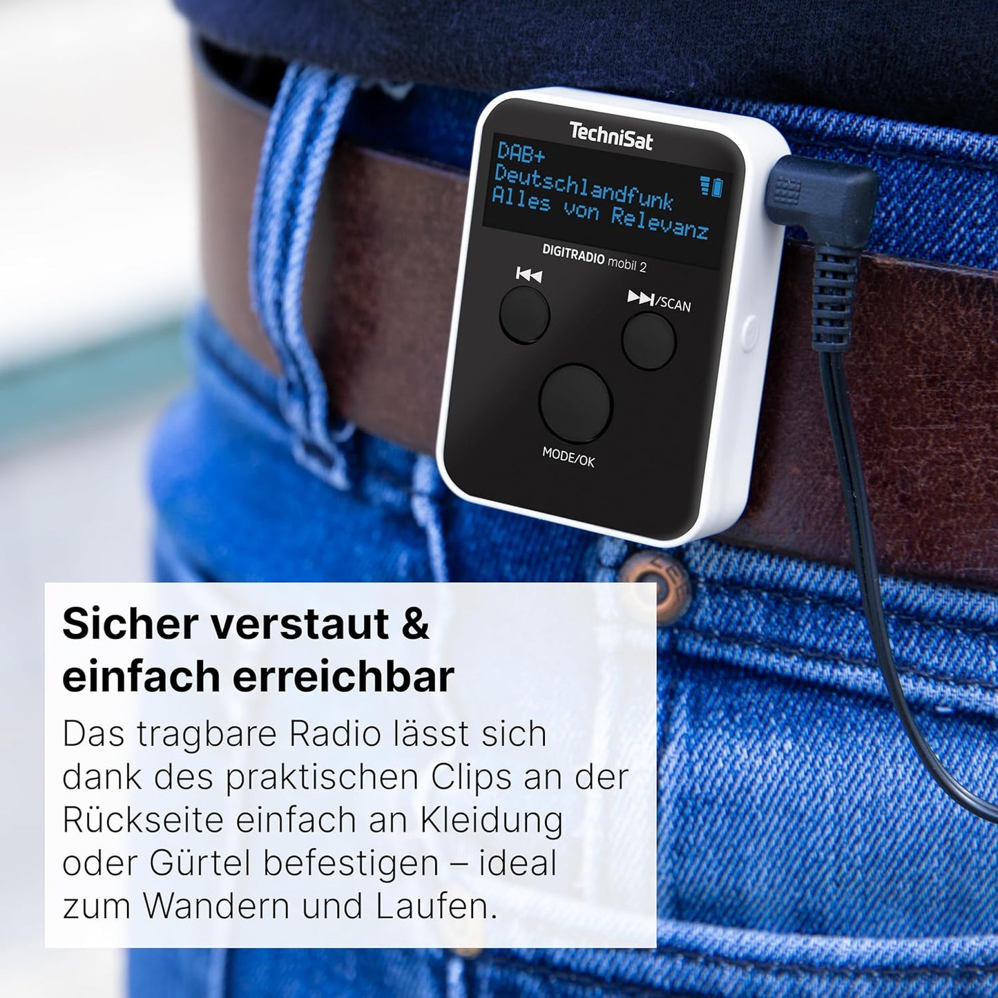 Portables DAB+ Mini-Radio