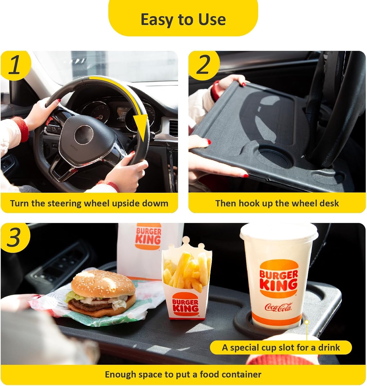 Auto-Lenkradtisch