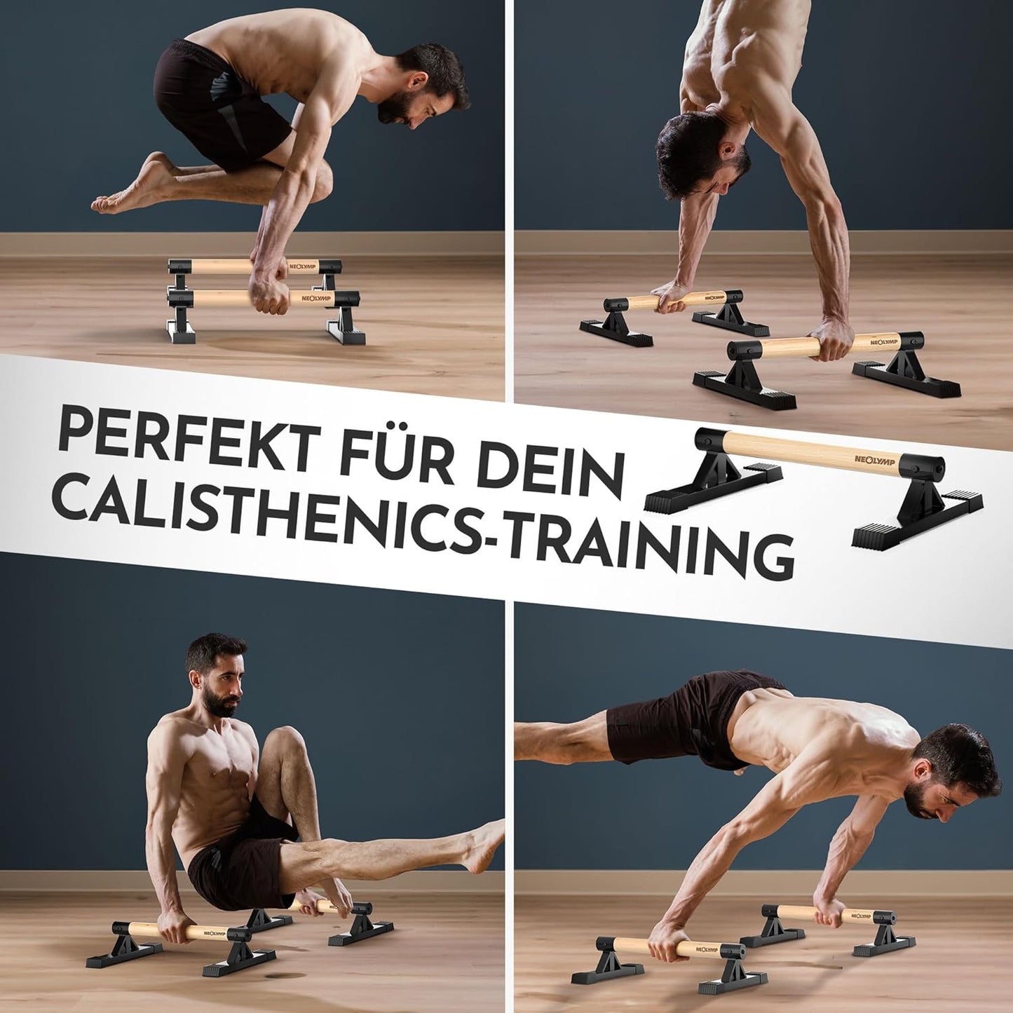 2er Set Parallettes, Parallettes Tief
