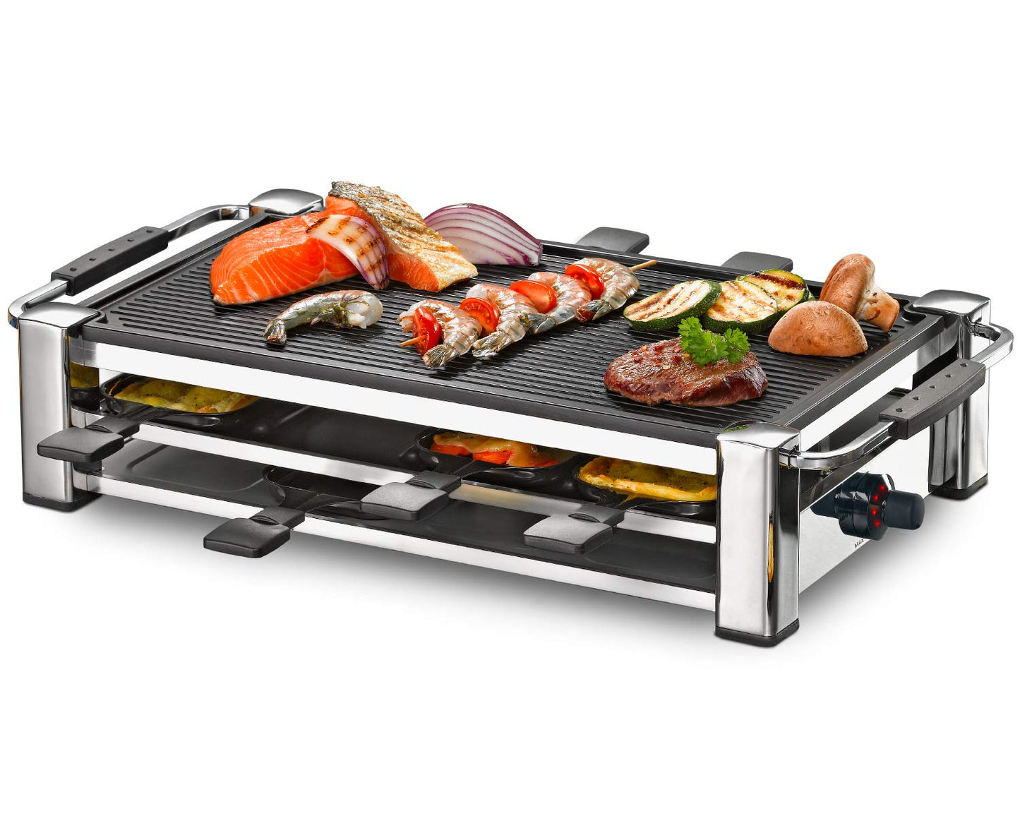 RCC 1500 Raclette-Grill, 8 Pfännchen