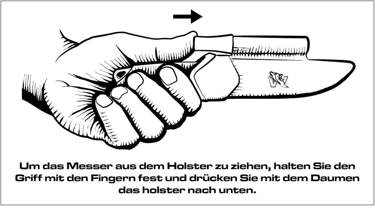 Kinder-Schnitzmesser-Set, Schwarz Ohne Feuerstarter