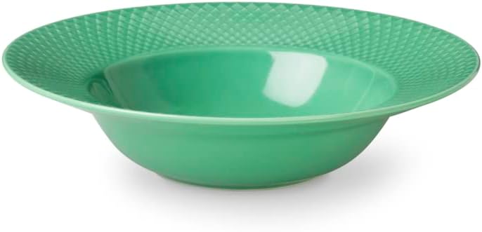 Tiefer Porzellanteller Rhombe Color Mix & Match, Grün