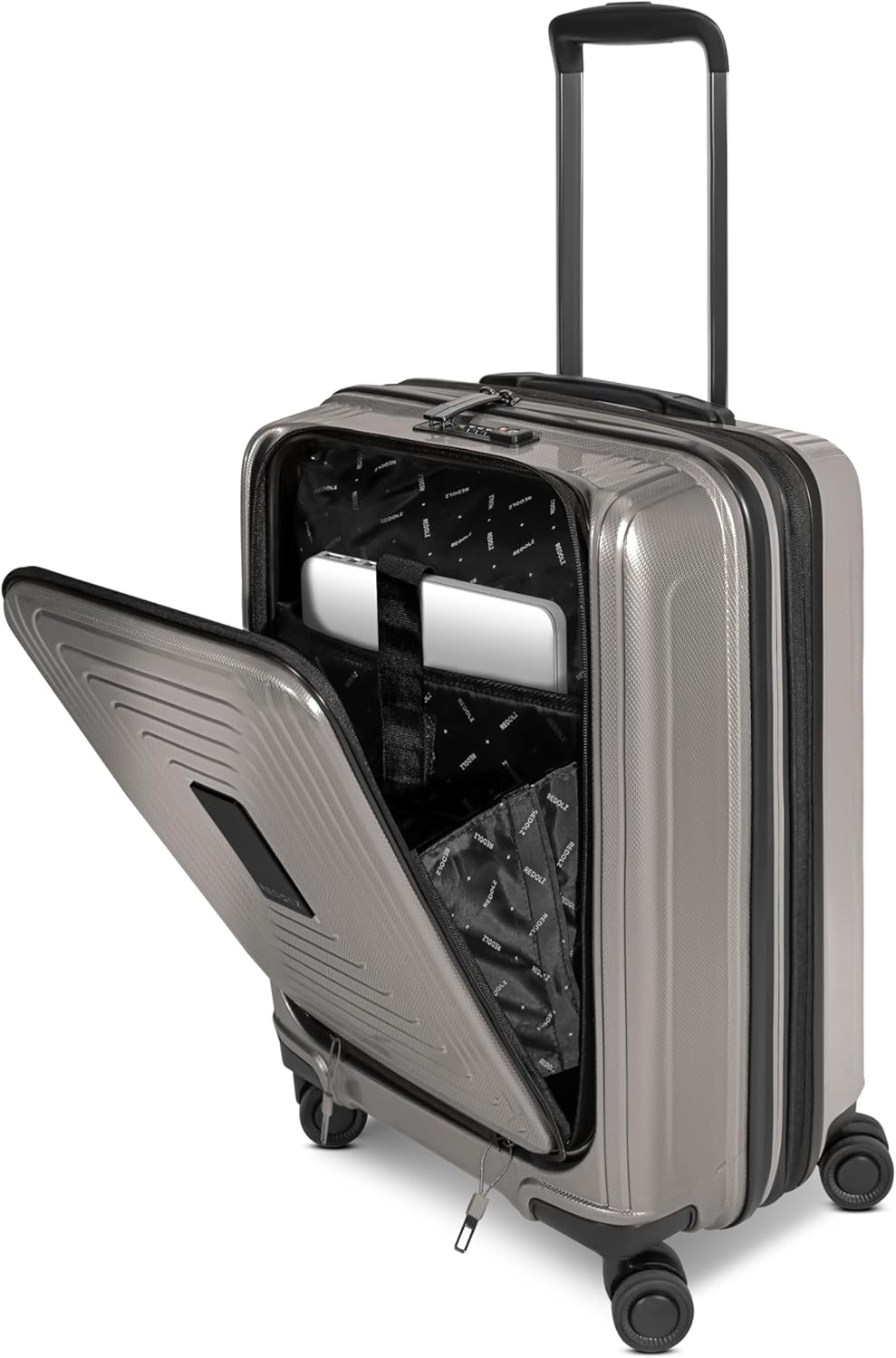 Essentials 14 Kofferset, Coffee Grey Metallic S+ (Laptop) & Beauty-Case