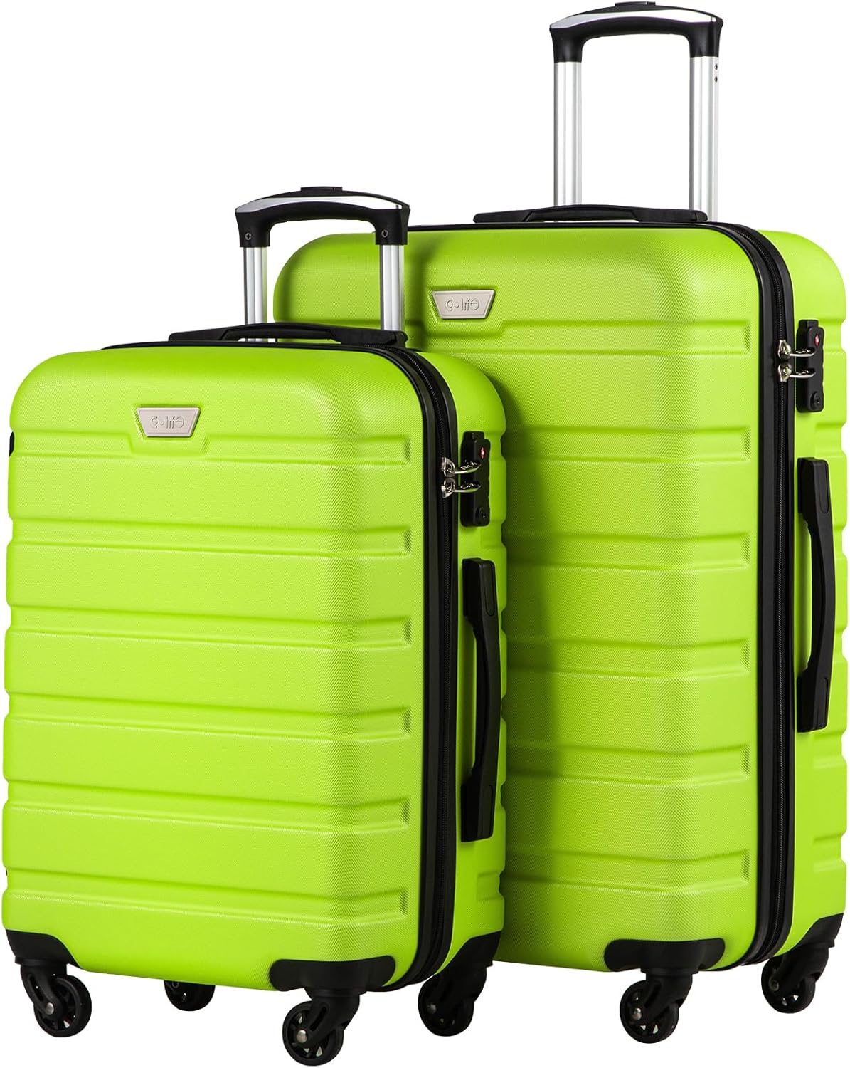 2-teiliges Hartschalenkoffer-Set, Apfelgrün Set-2tlg(S + M)