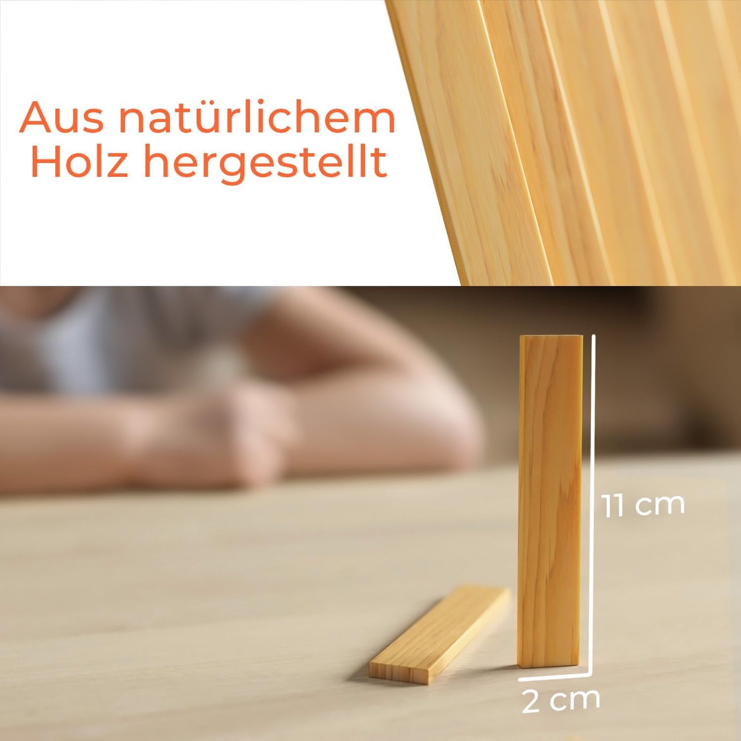 200 Stück Holzbausteine