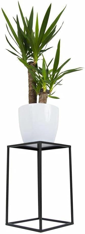 Blumenständer, Schwarz 40 cm