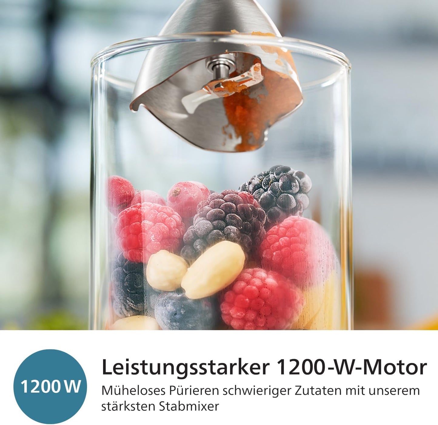 Stabmixer-Set mit Spiralizer und XL-Zerkleinerer, + Schneebesen, Spiralizer, XL-Zerkleinerer