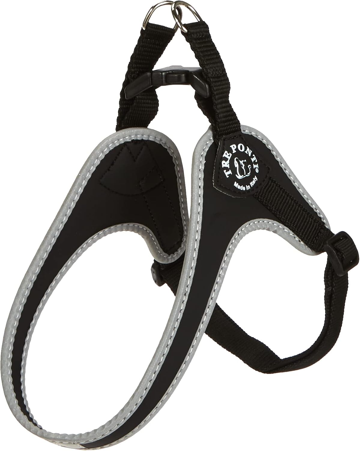 R253N Easy Fit Classic Hundegeschirr, 2,5 cm / Schwarz