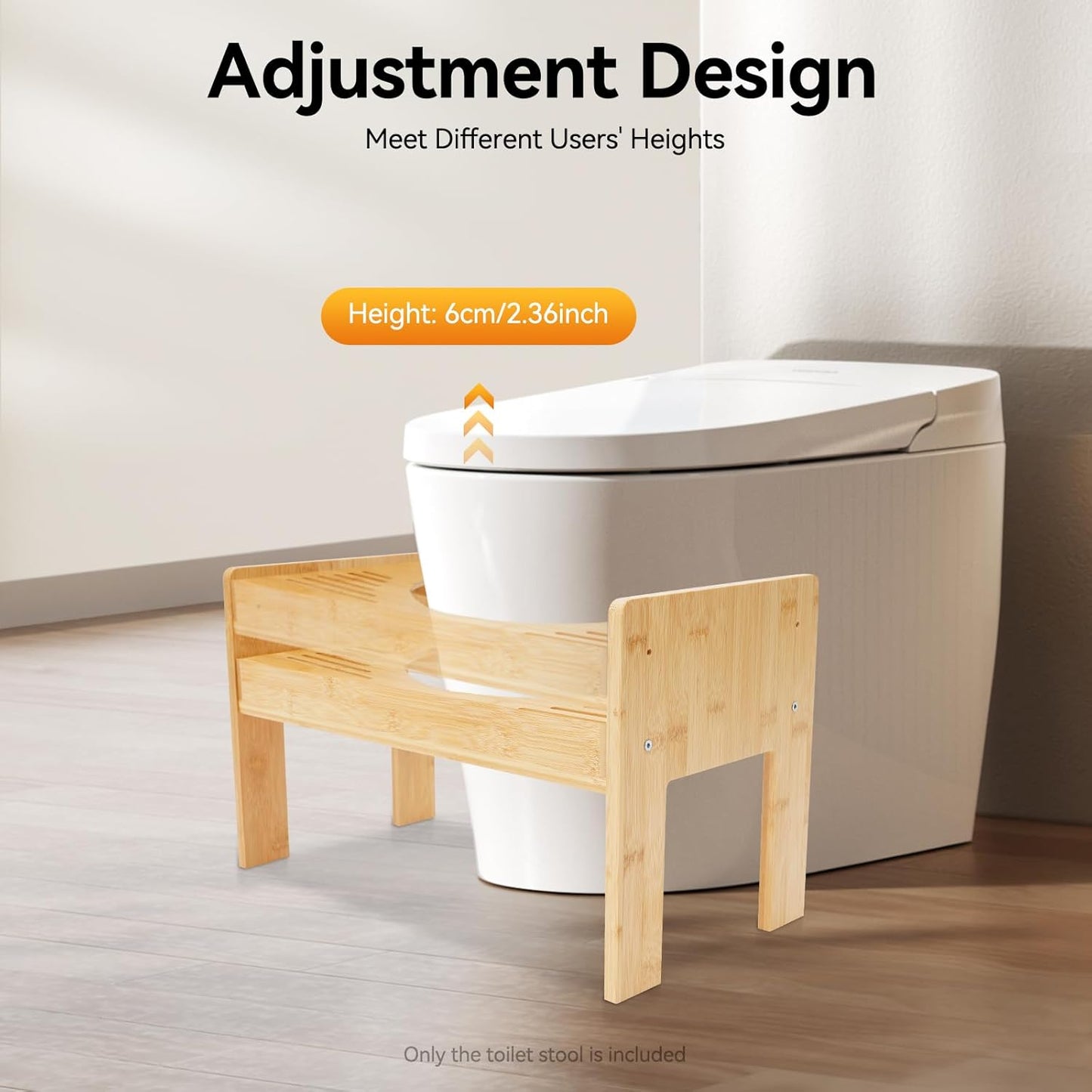 Ergonomischer Toilettenhocker
