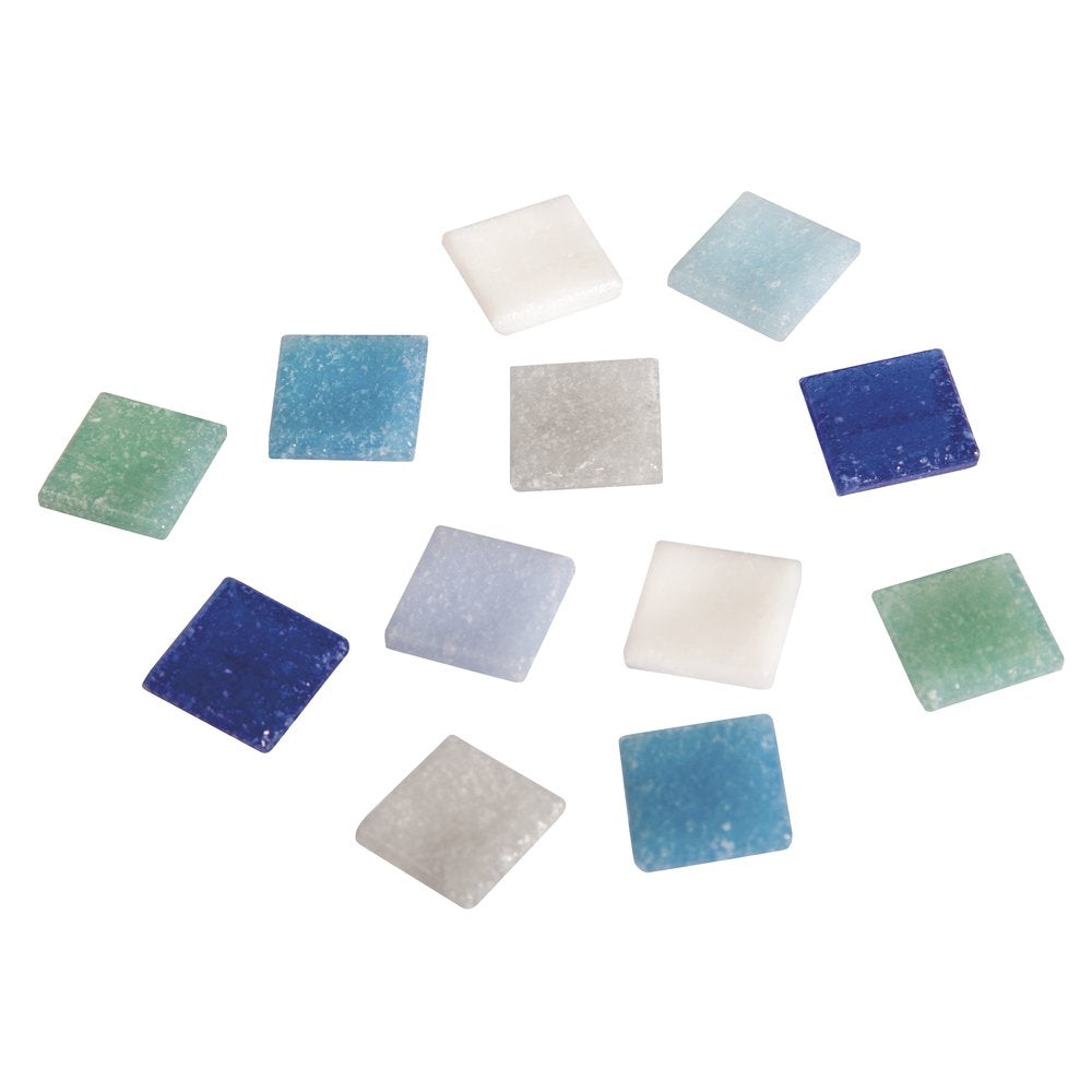 Mosaiksteine, Blau 1x1 cm
