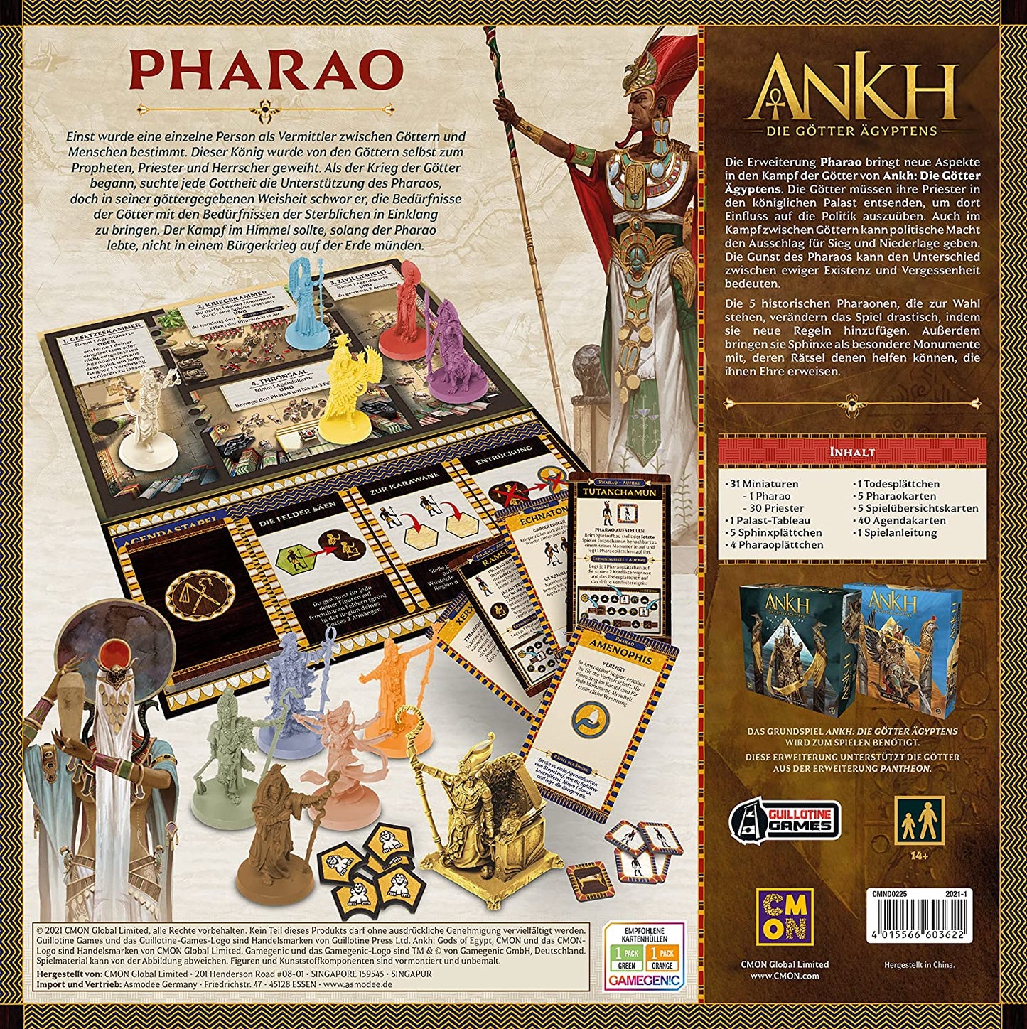 Ankh - Pharao, Brettspiel
