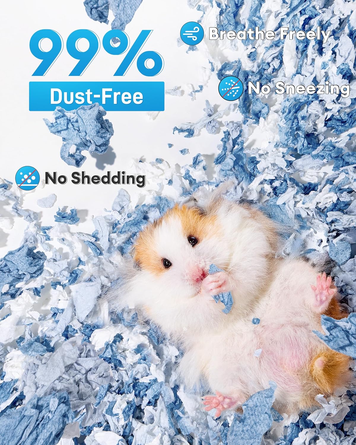 Hamster Streu, 70 Liter, 70L Ocean Blue