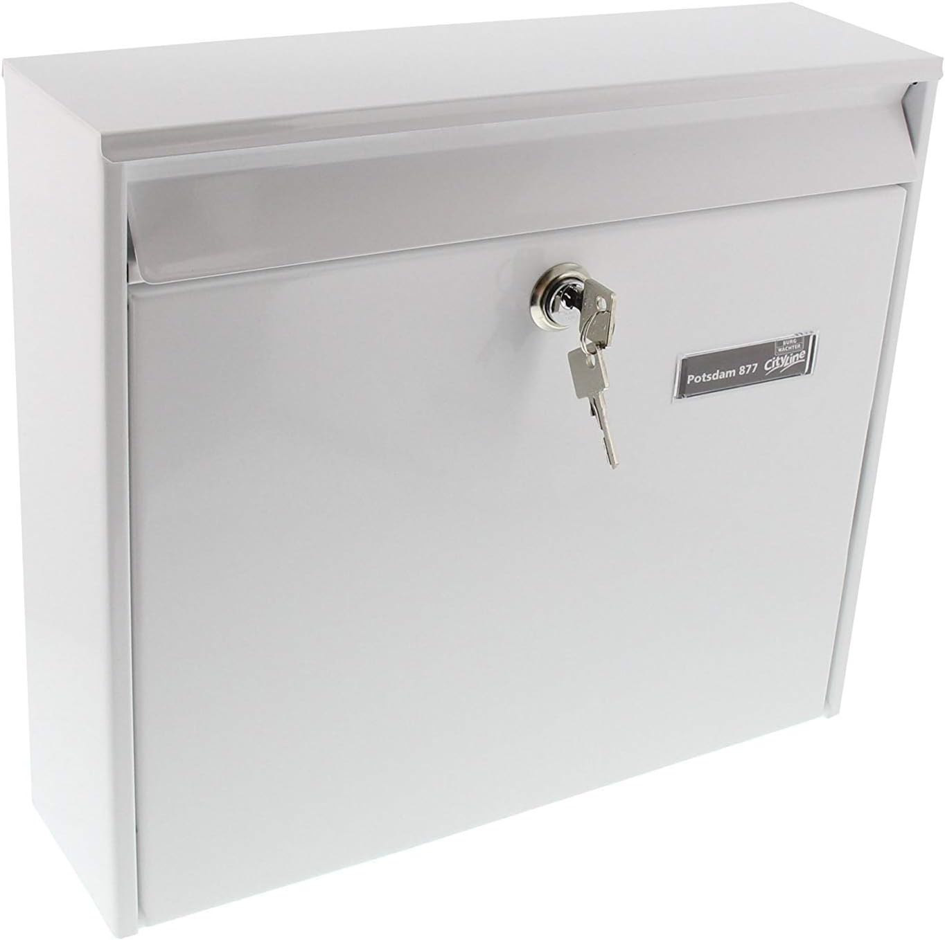 Potsdam 877 W, Weiss Anlagenbriefkasten