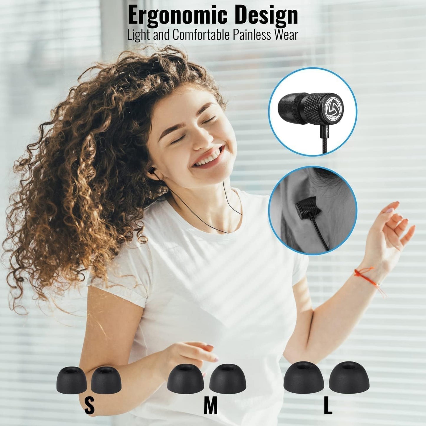 Ultra In-Ear Kopfhörer, 3.5 mm Schwarz