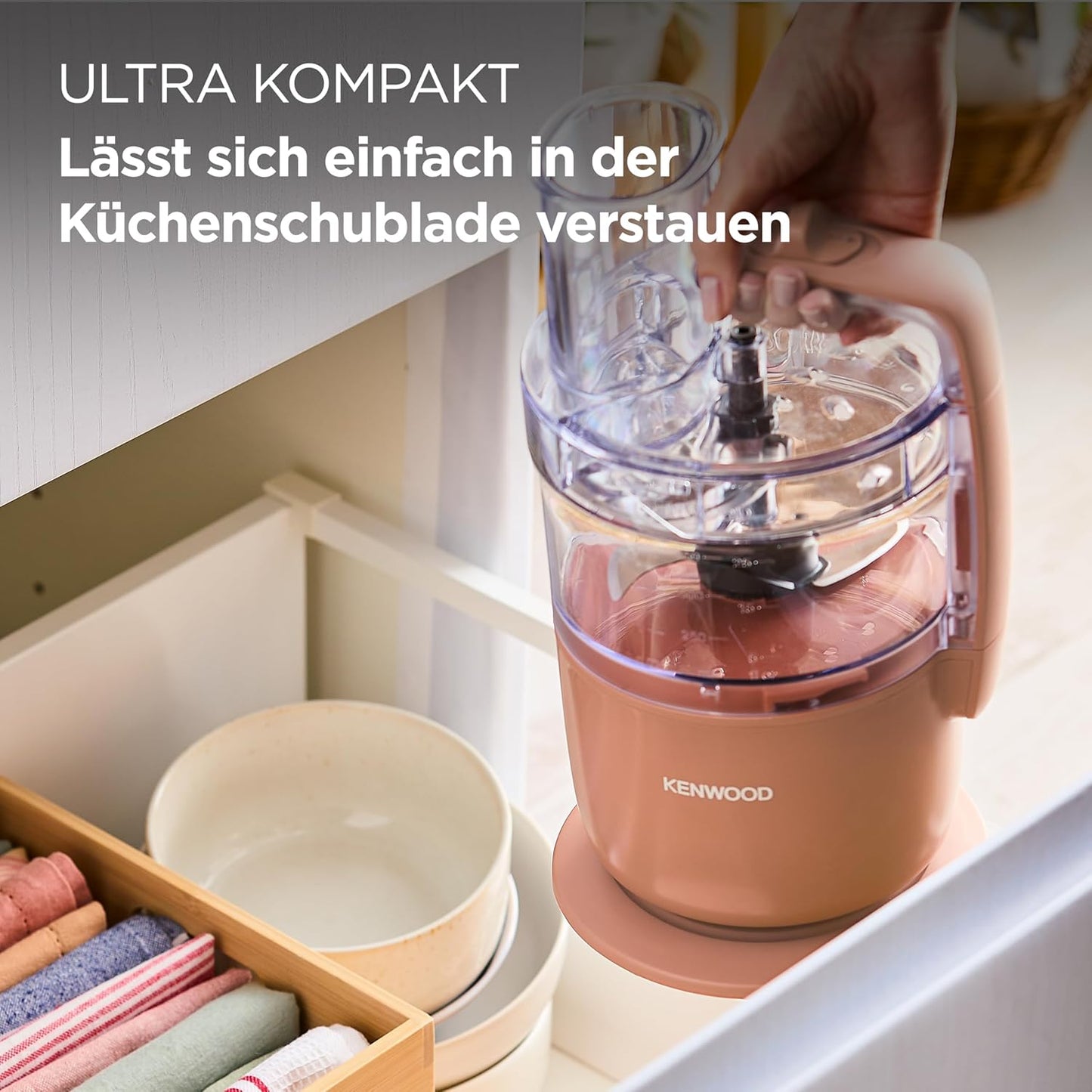 MultiPro Go Küchenmaschine, 650 W Rot