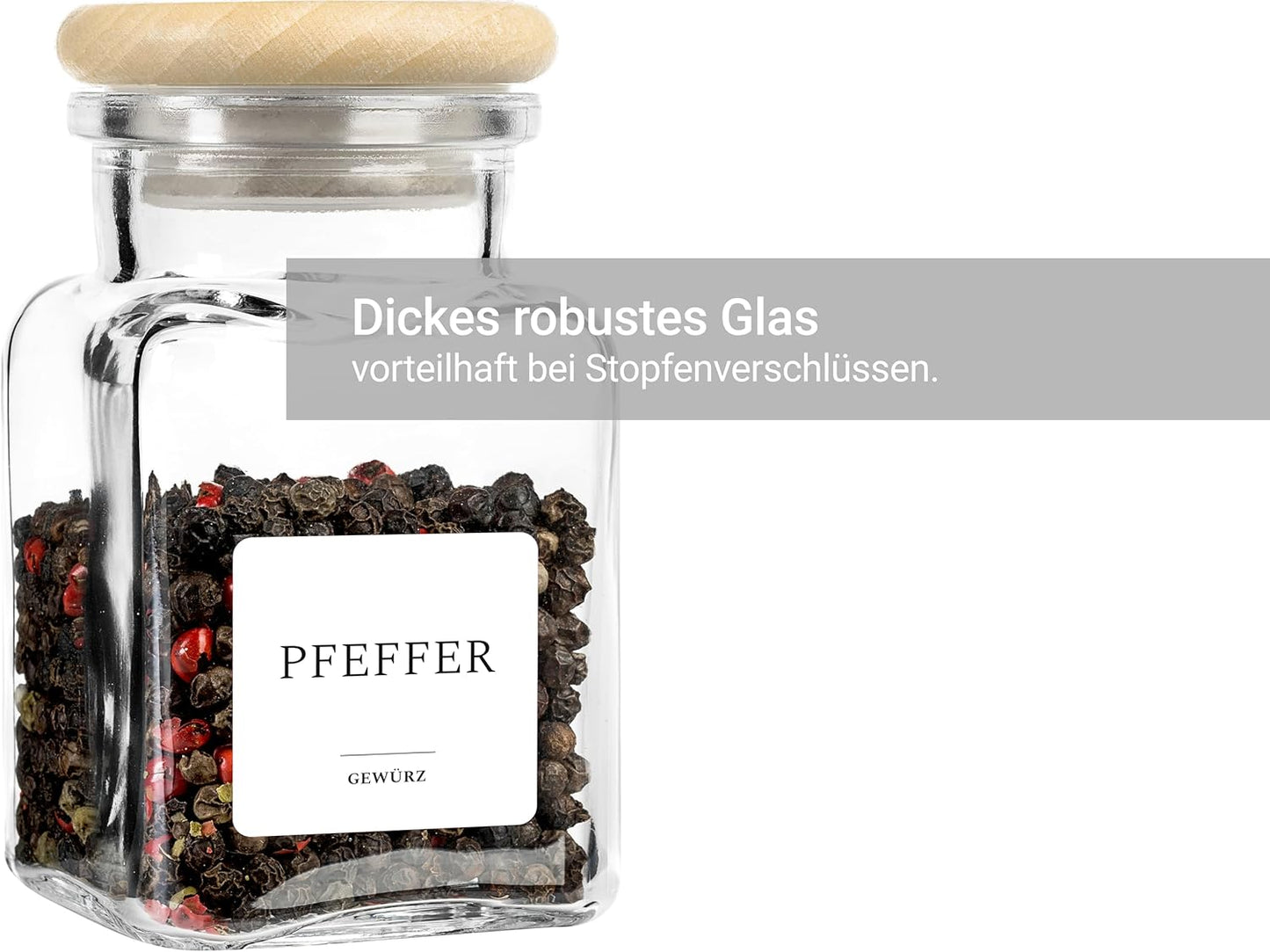 Gewürzgläser-Set (15 Stück)