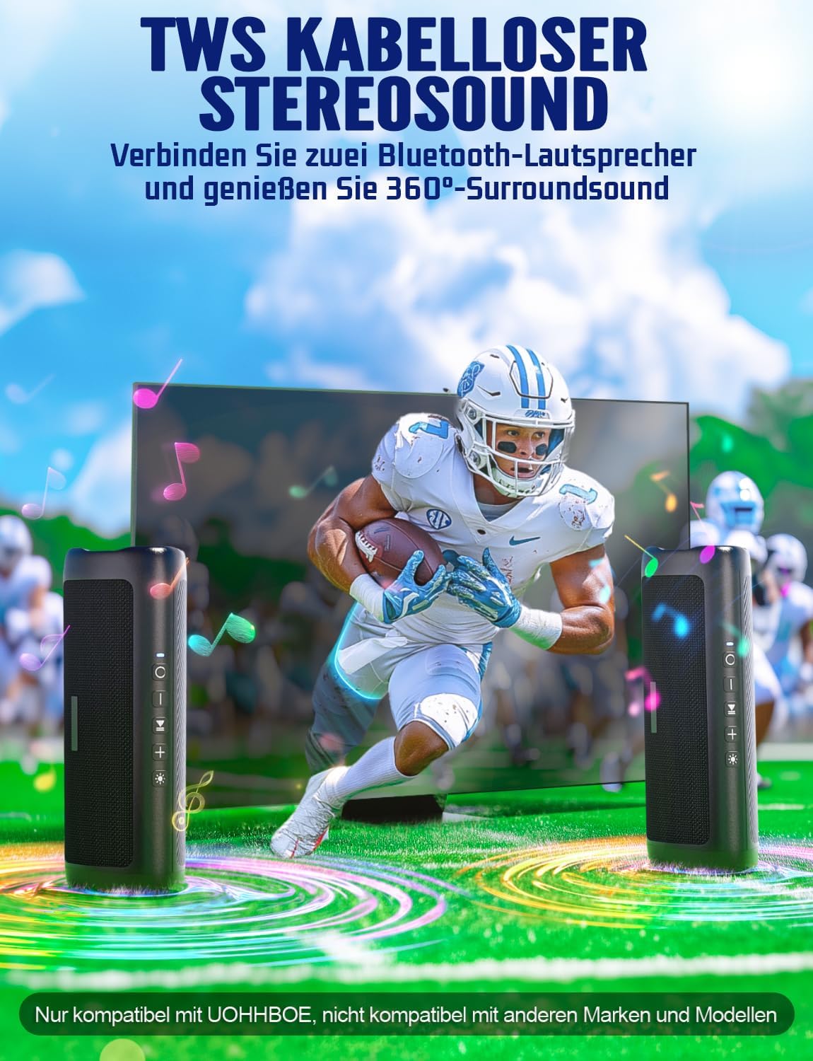 Tragbarer Bluetooth-Lautsprecher