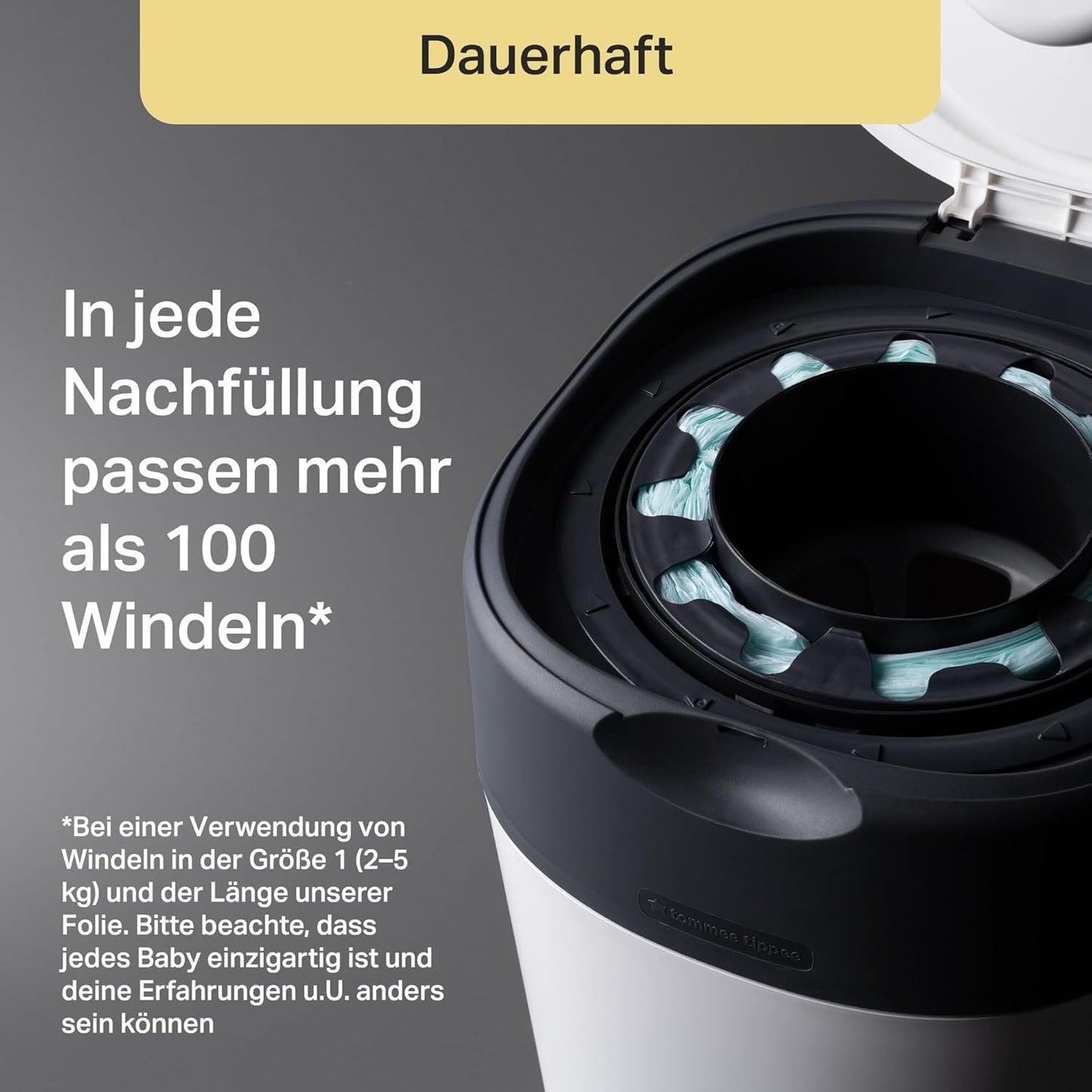 Twist and Click -  Windeleimer mit 2 Nachfüllkassetten, Windeleimer + 2x Nachfüllkassetten