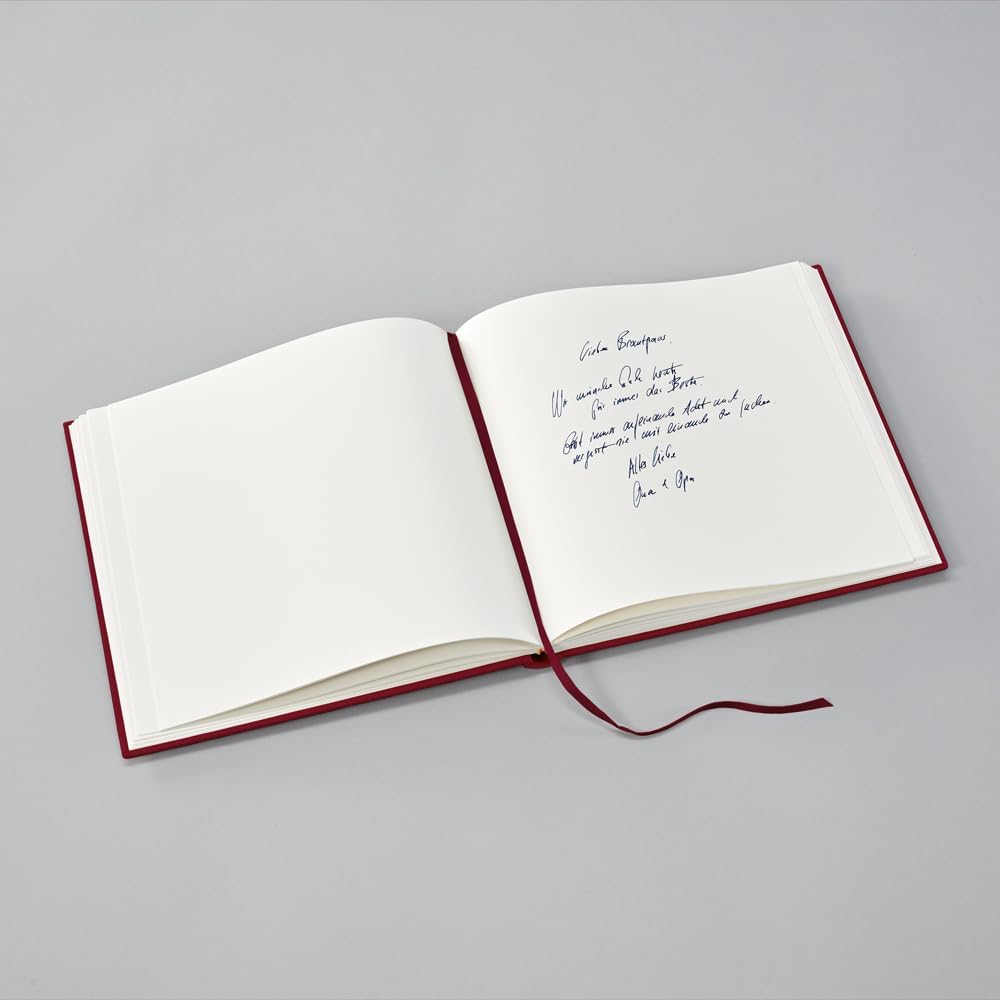 Gästebuch zum Selbstgestalten, Burgundy