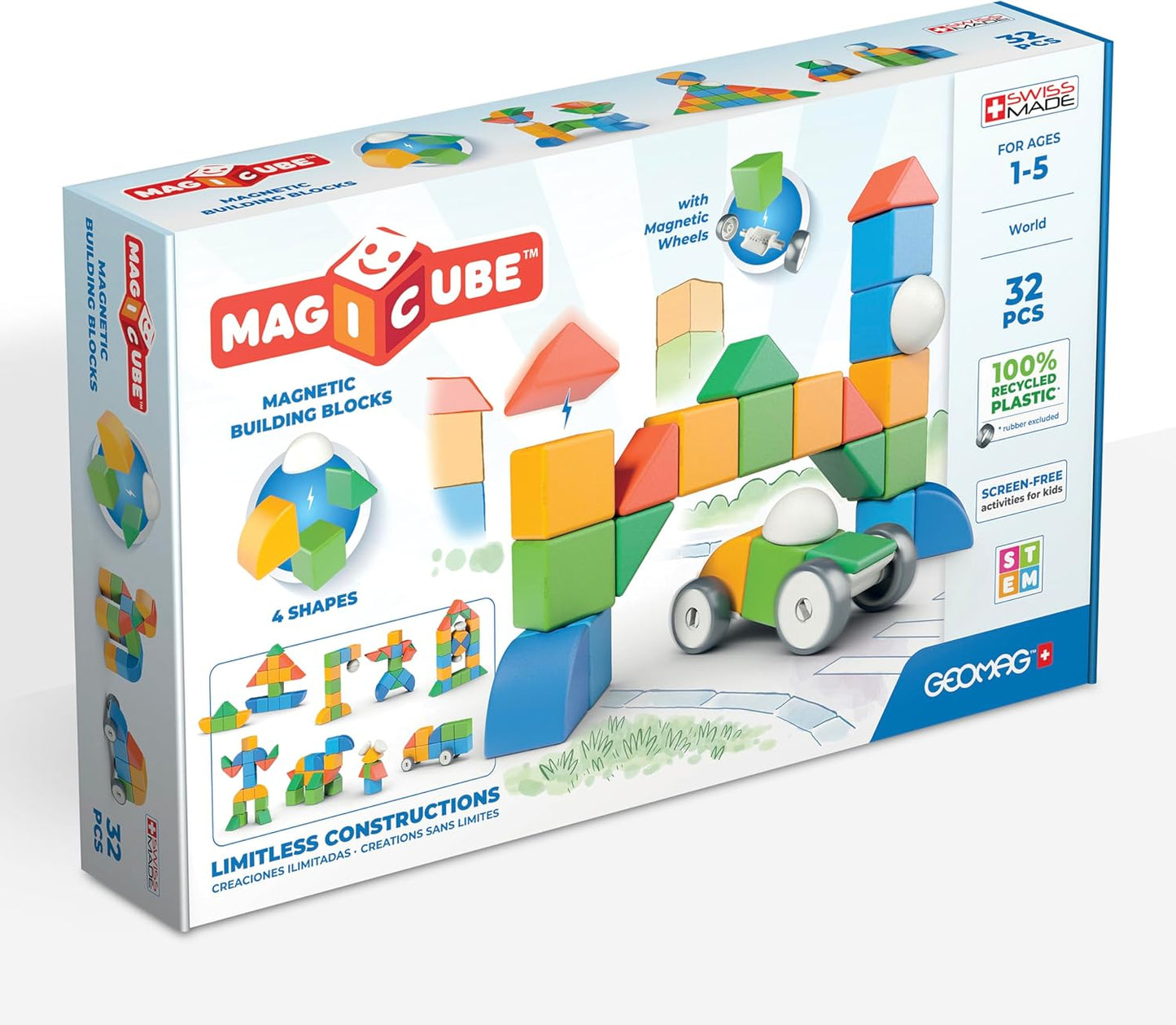 Magicube - Magnetische Blöcke, 32 pz