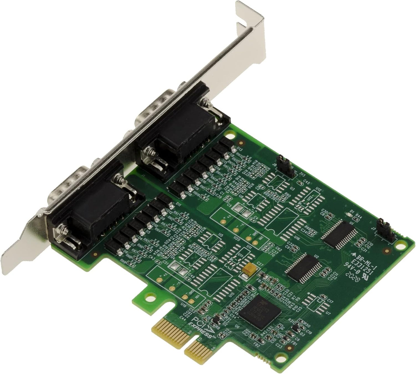 PCIe Controller-Karte mit 2 COM Ports RS232