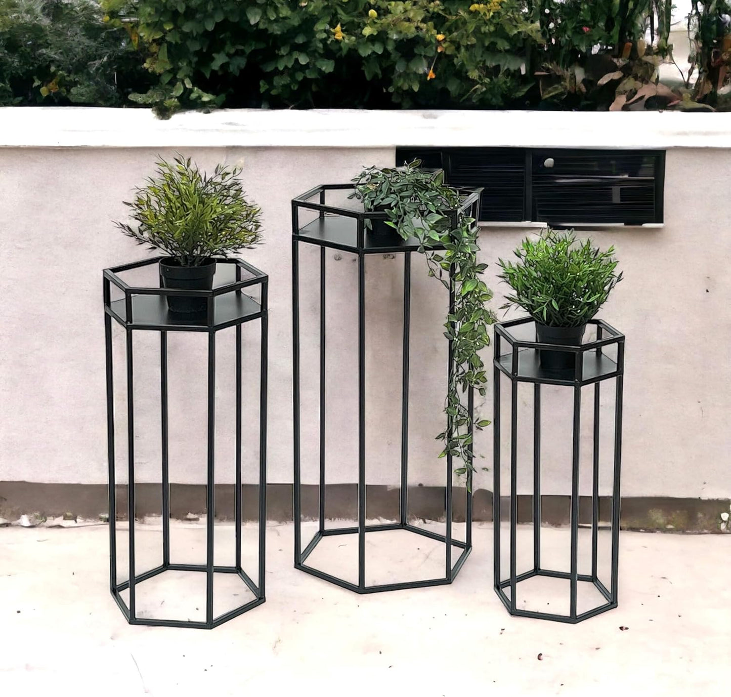 3-teiliges Blumenhocker-Set 96453