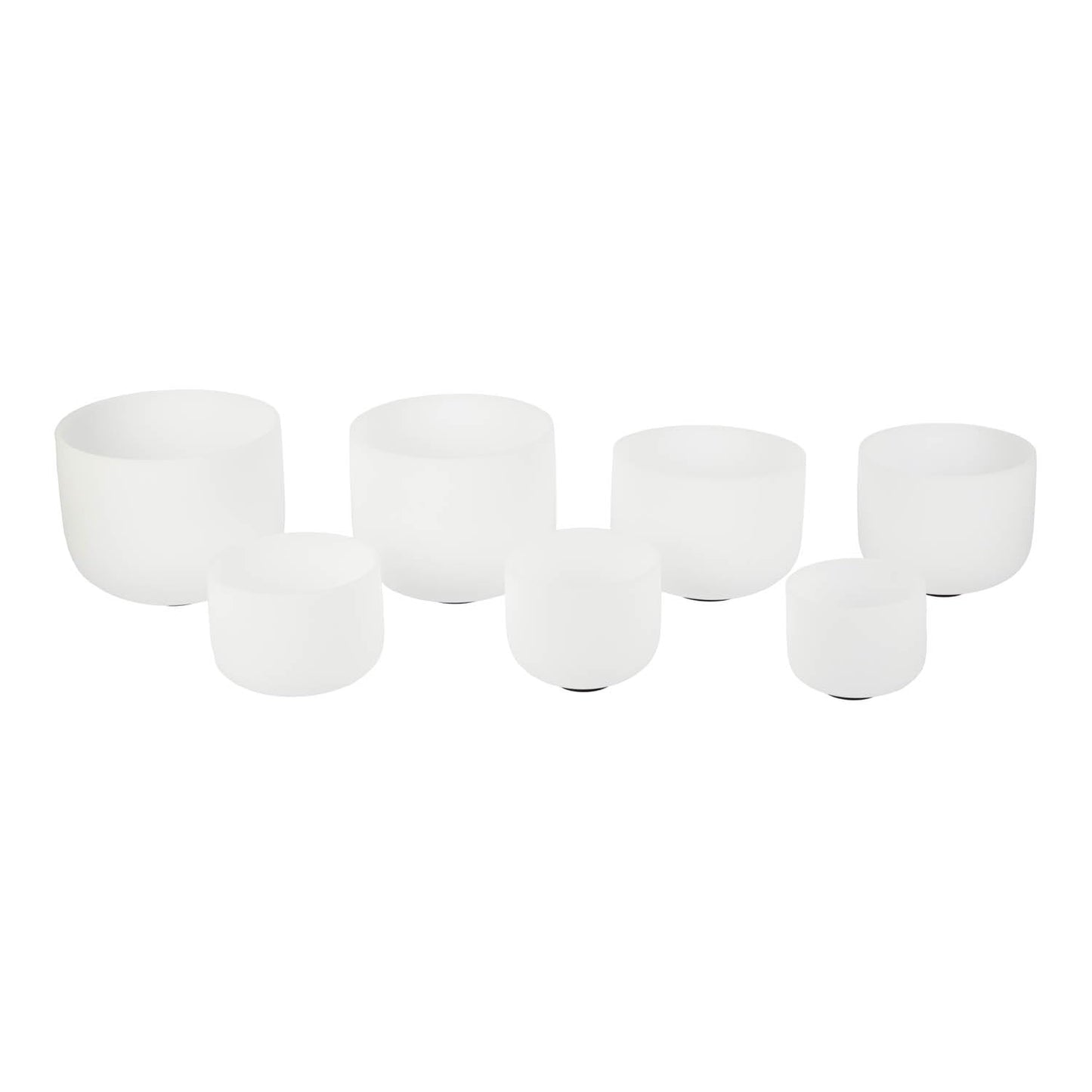 Kristallklangschalen Set (7 Töne), 20-35 cm Klangschale