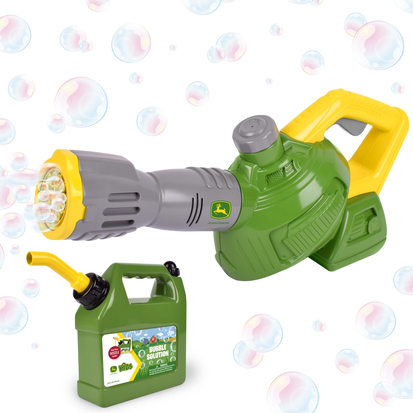 John Deere Seifenblasen Laubbläser