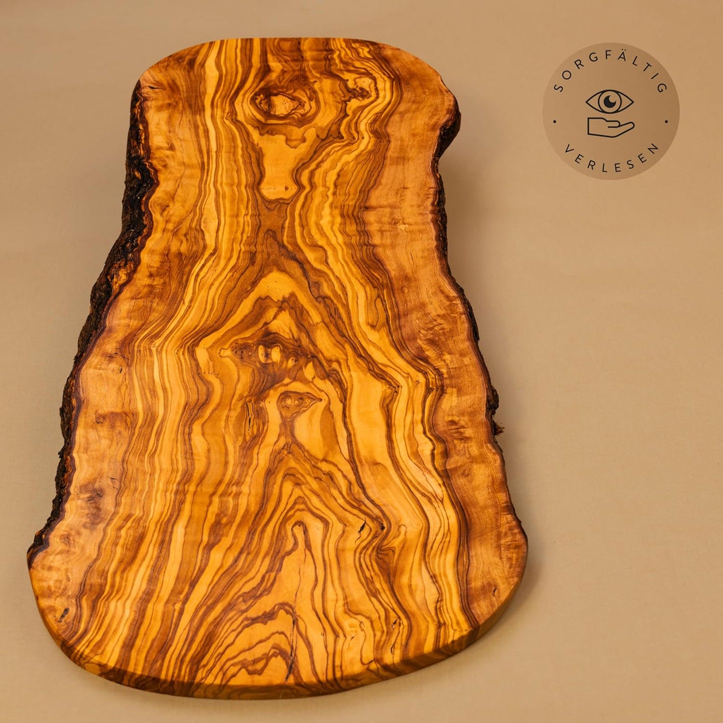Schneide- und Servierbrett aus Olivenholz, 45 x 23 cm, 45L x 23B cm