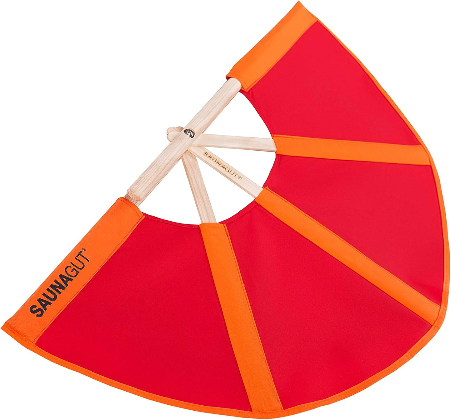 Kleiner Aufgussfächer, 1 Stück (1er Pack), Orange-rot