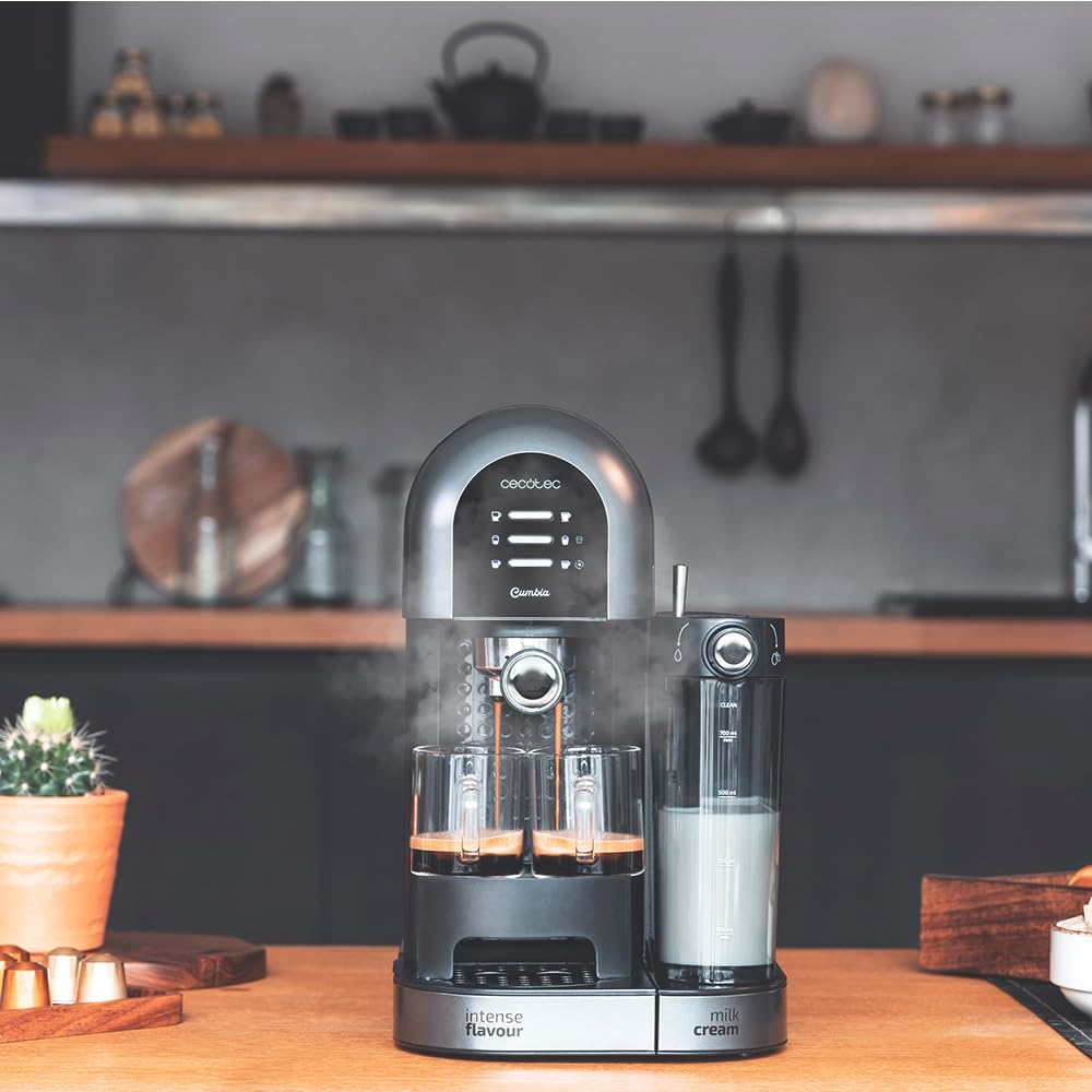 Semiautomatische Kaffeemaschine für Kaffee und Kapseln, Serie Nera