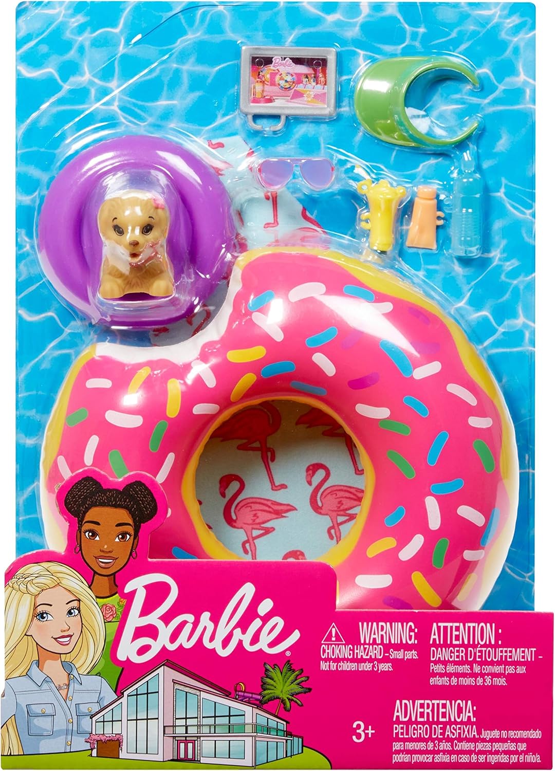 Outdoor-Spielset mit Donut-Schwimmring & Hund, Donut Schwimmring mit Hund