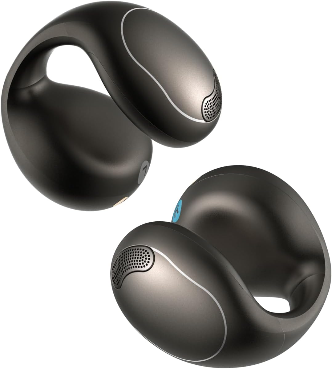 C40i Open-Ear Earbuds mit Clip-On Design, Graphitgrau