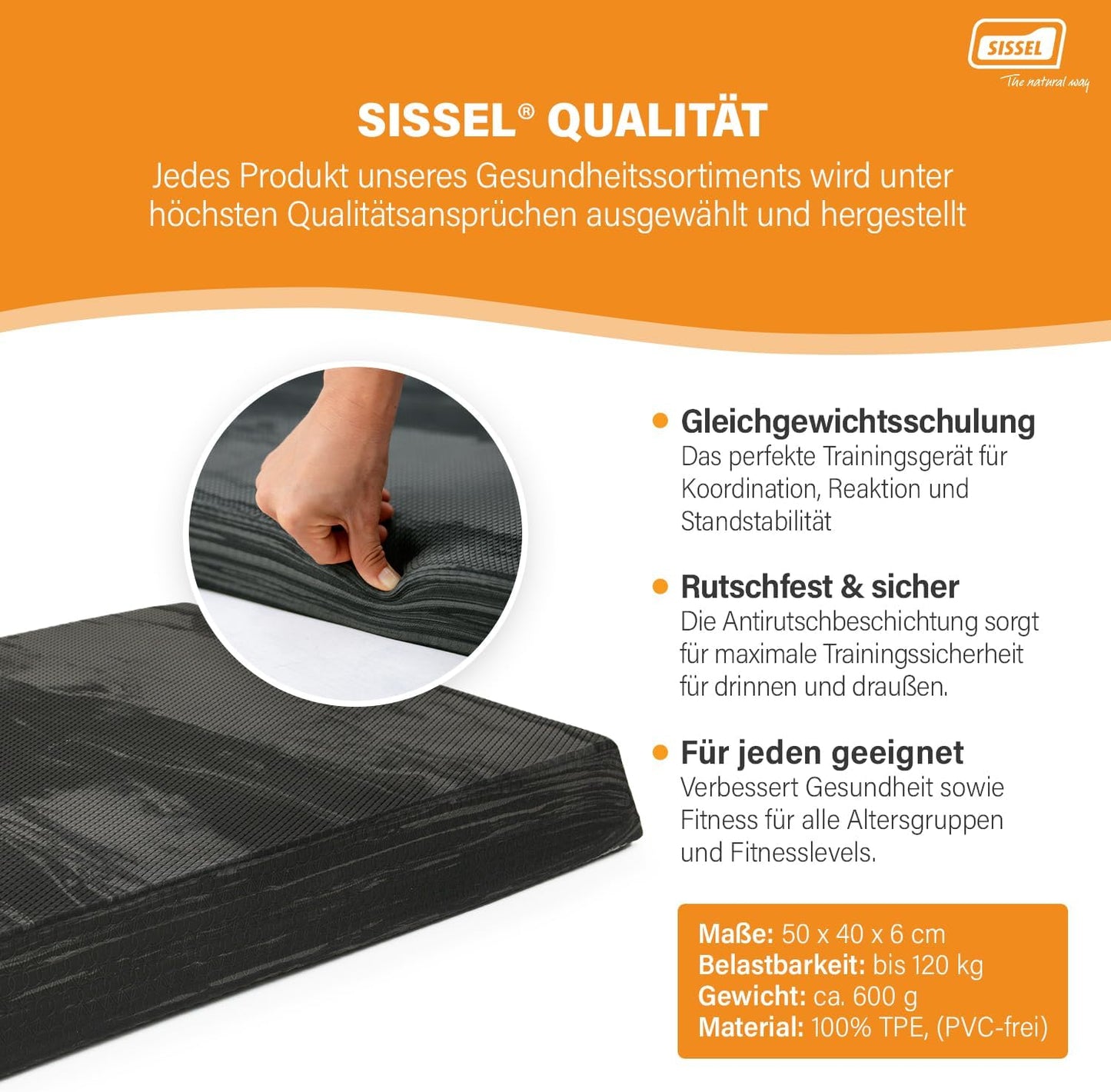 Balancefit Pad, Schwarz