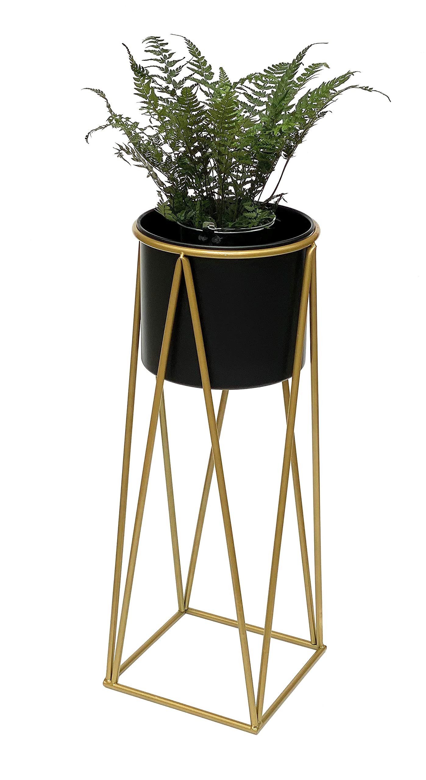 Blumenhocker mit Topf, Modern