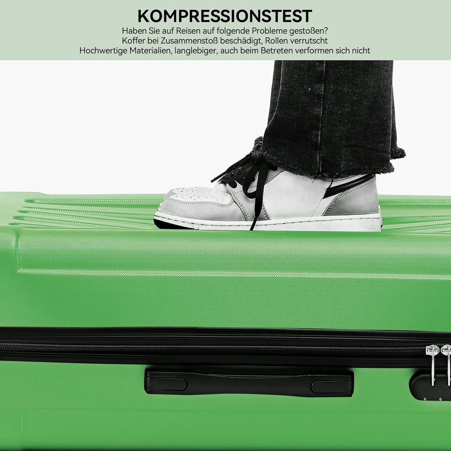 3-tlg. Reisekoffer-Set 2045, Olive-green
