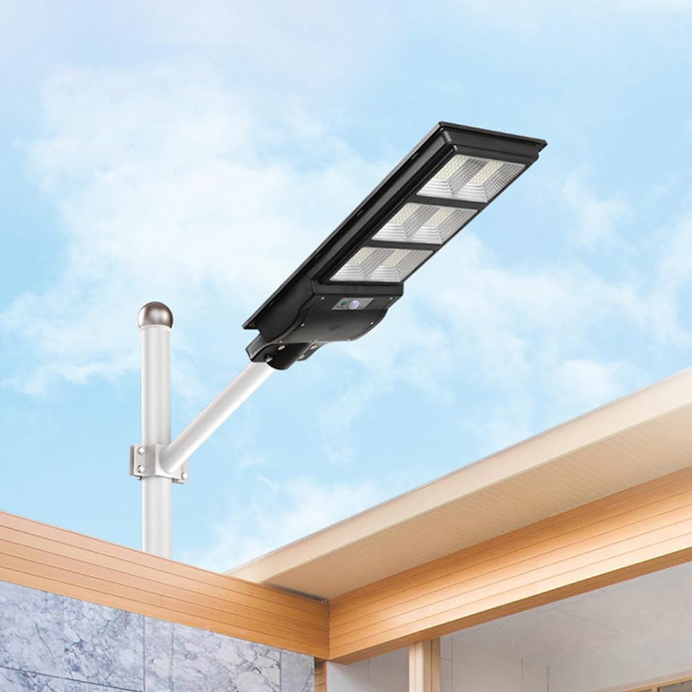 Solar Strassenlampe mit Bewegungssensor und Fernbedienung, 270 Kilowattstunden