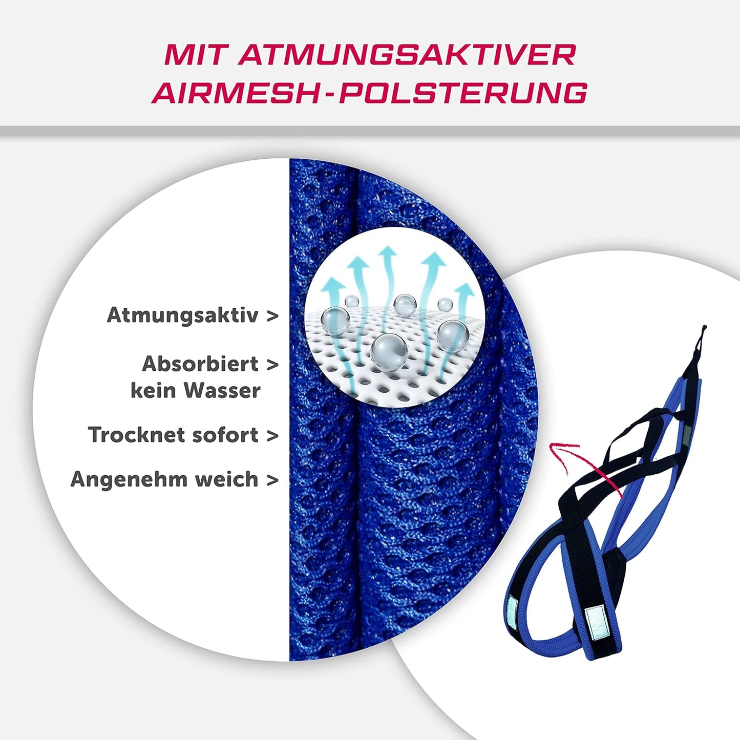 Zuggeschirr für Hundesport, XS