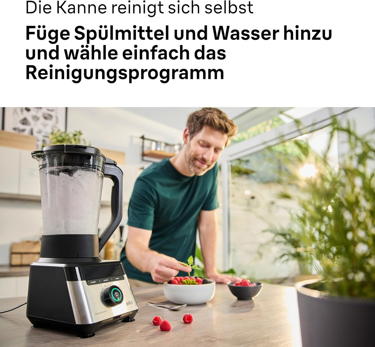 PowerBlend 7 Hochleistungs-Standmixer, 1400W + food processor