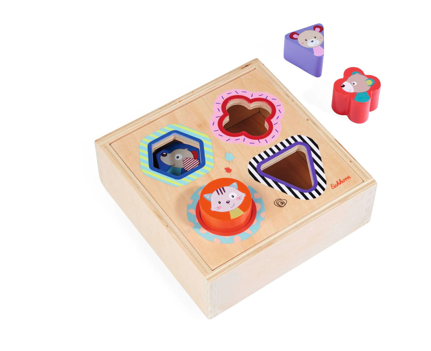Steckbox Friends Holzspielzeug (5-teilig)