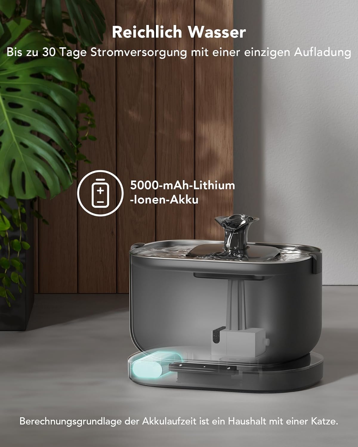 Dockstream WF115, b. Schwarz - Batteriebetriebener