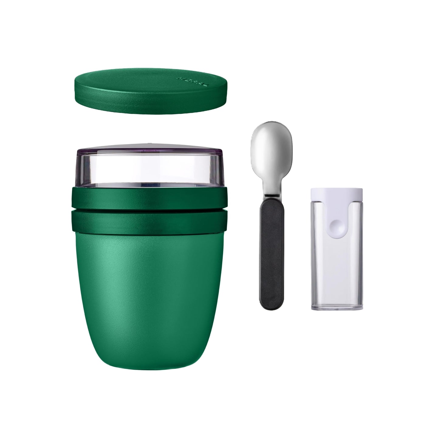 Lunchpot Switch Set mit faltbarem Löffel, Vivid Green Lunchpot Switch Set