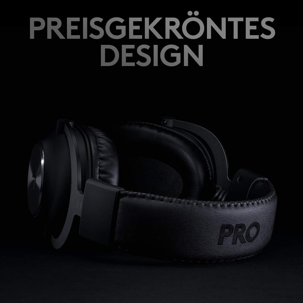 Pro X Lightspeed Gaming-Headset mit Blue VO!CE Technologie, Standard Edition Headset Schwarz