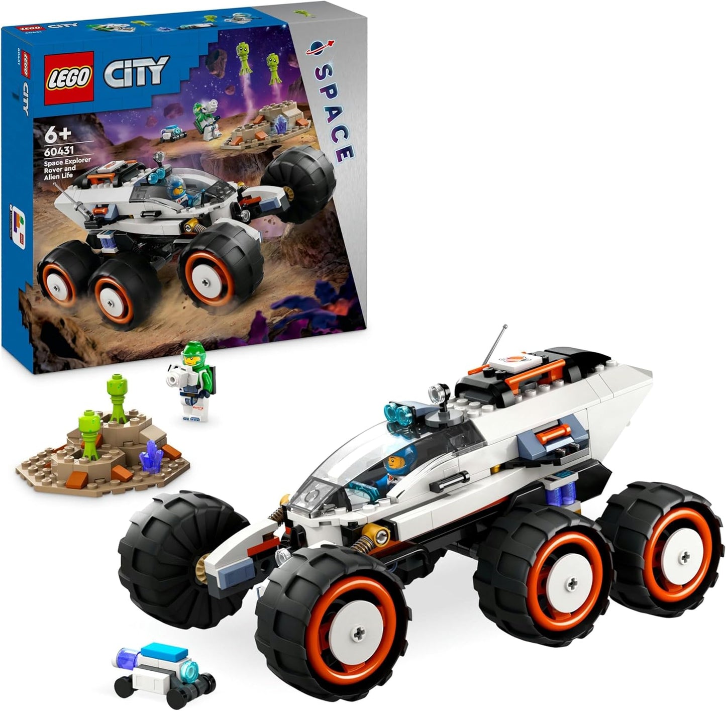 City Weltraum-Rover mit Ausserirdischen (60431), Single