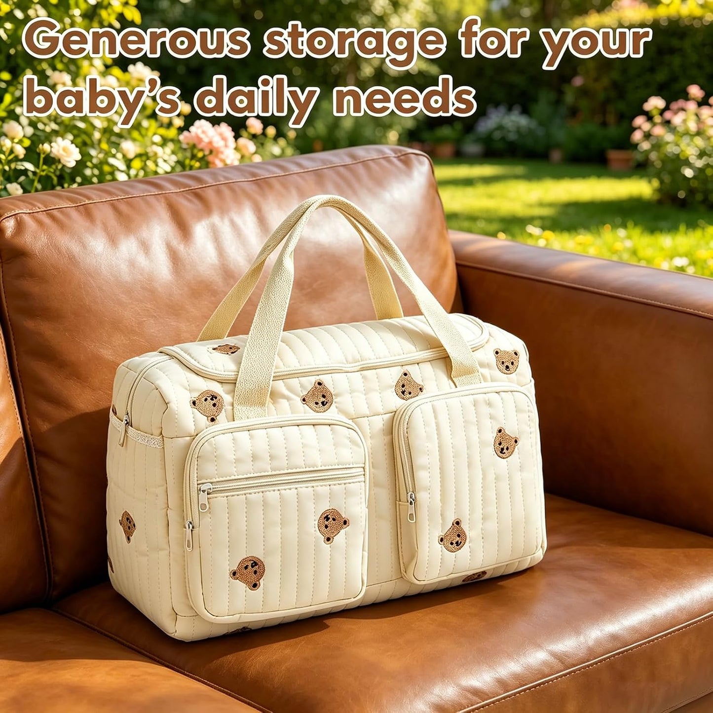 Wickeltasche mit Feuchttuchfach
