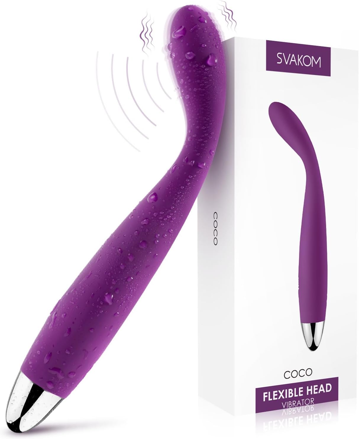 G-Punkt Vibrator mit Klitoris- und Analstimulation, XL