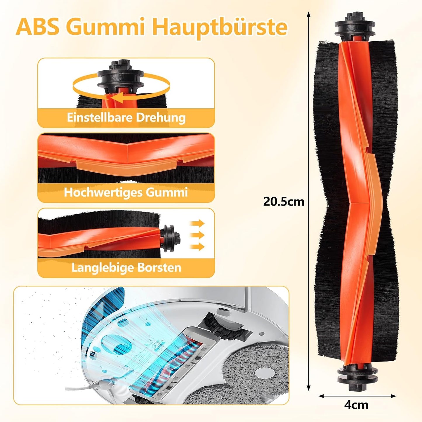 27-teiliges Zubehör-Set für Xiaomi X20+ Saugroboter, für xiaomi x20+